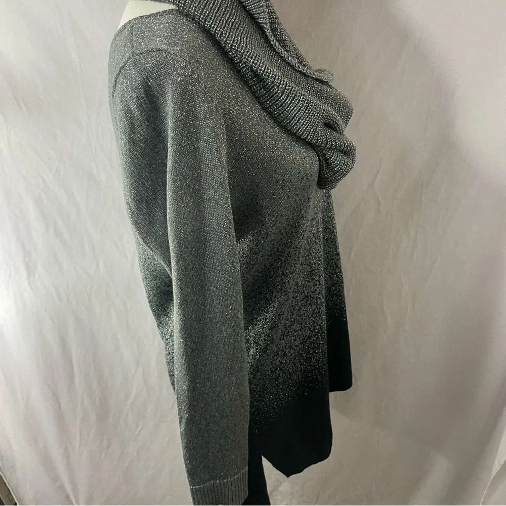 Apt. 9 ombré metallic sweater tunic top